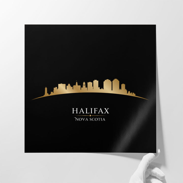 Halifax, Nova Scotia, City Skyline - Canvas Print Wall Art