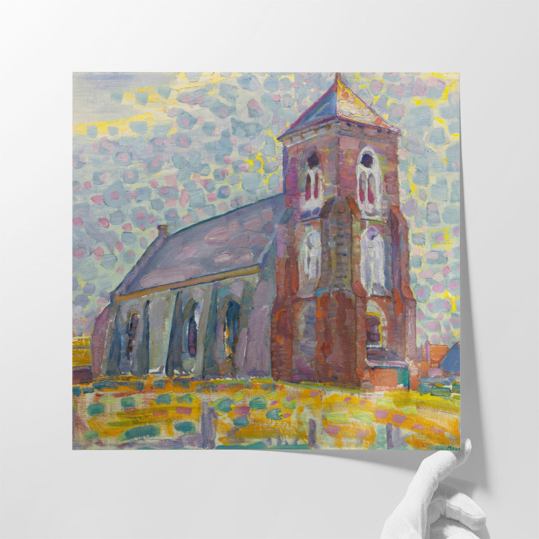 Church In Zoutelande, 1909 - Canvas Print Wall Art
