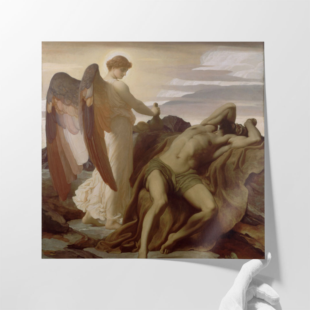 Elijah in the Wilderness - Canvas Print Wall Art