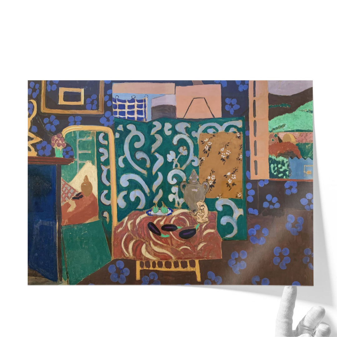 Eggplant Interior - Canvas Print Wall Art