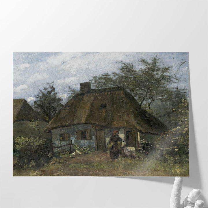 Farmhouse in Nuenen, 1885 - Canvas Print Wall Art