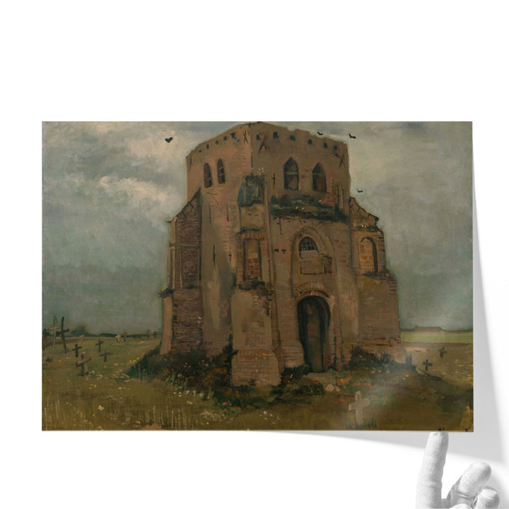 The Old Church Tower at Nuenen, 1885 - Canvas Print Wall Art