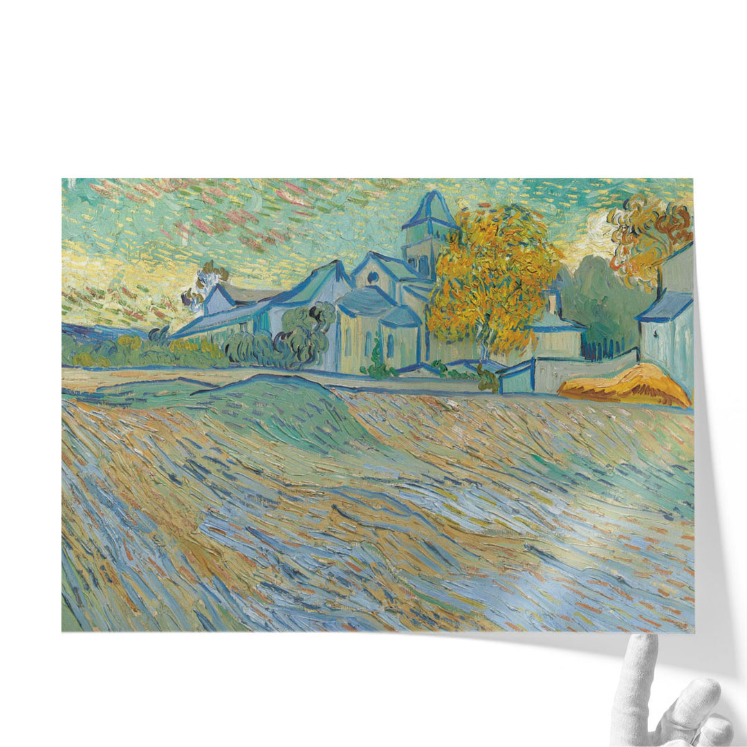 Vue de l’asile et de la Chapelle Saint-Paul de Mausole, Saint-Rémy, 1889 - Canvas Print Wall Art