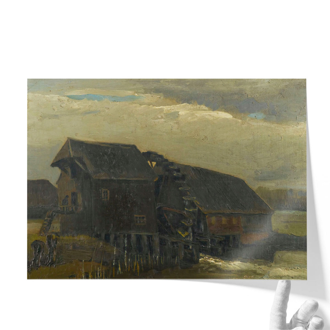 Water Mill At Opwetten, 1884 - Canvas Print Wall Art