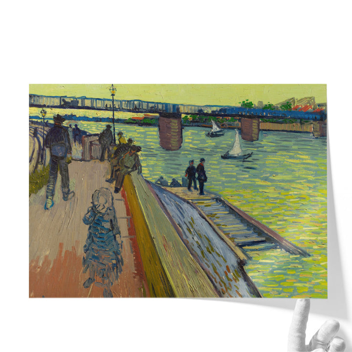 Le pont de Trinquetaille, 1888 - Canvas Print Wall Art