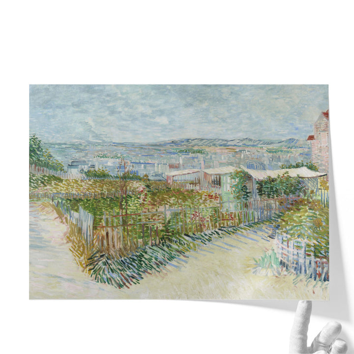 Montmartre; behind the Moulin de la Galette, 1887 - Canvas Print Wall Art