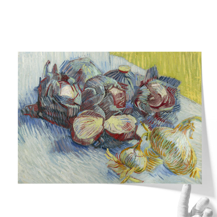 Red Cabbages and Onions, 1887 - Canvas Print Wall Art