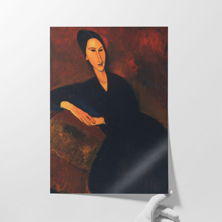 Anna Zborowska, 1917 - Canvas Print Wall Art
