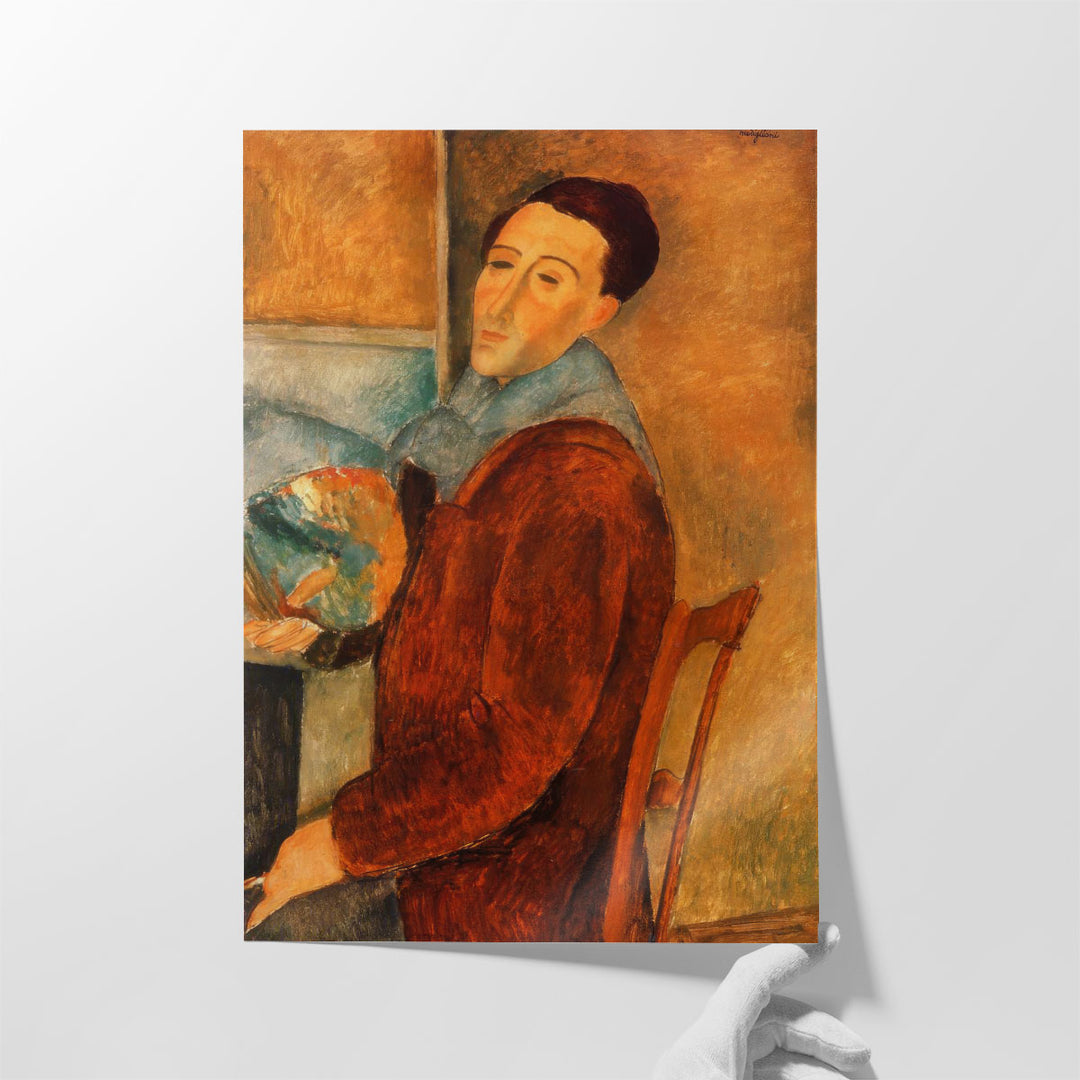Self Portrait Amedeo Modigliani - Canvas Print Wall Art