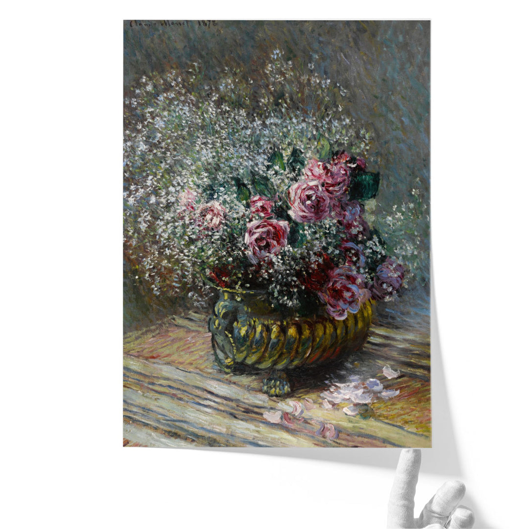 Roses et Brouillard, 1878 - Canvas Print Wall Art