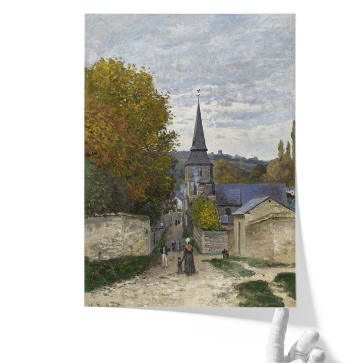 Street in Sainte Adresse, 1867 - Canvas Print Wall Art