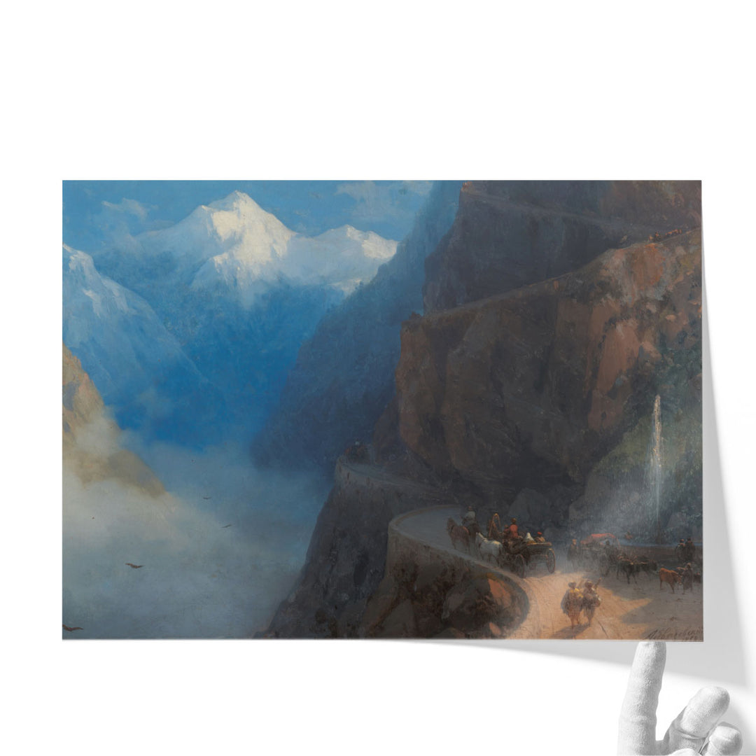 From Mleta to Gudauri, 1868 - Canvas Print Wall Art