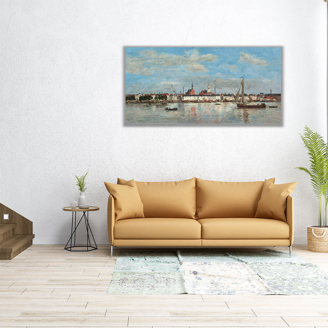 The Quay at Antwerp - Canvas Print Wall Art