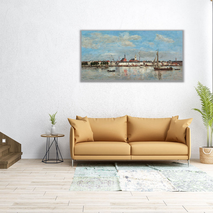 The Quay at Antwerp - Canvas Print Wall Art