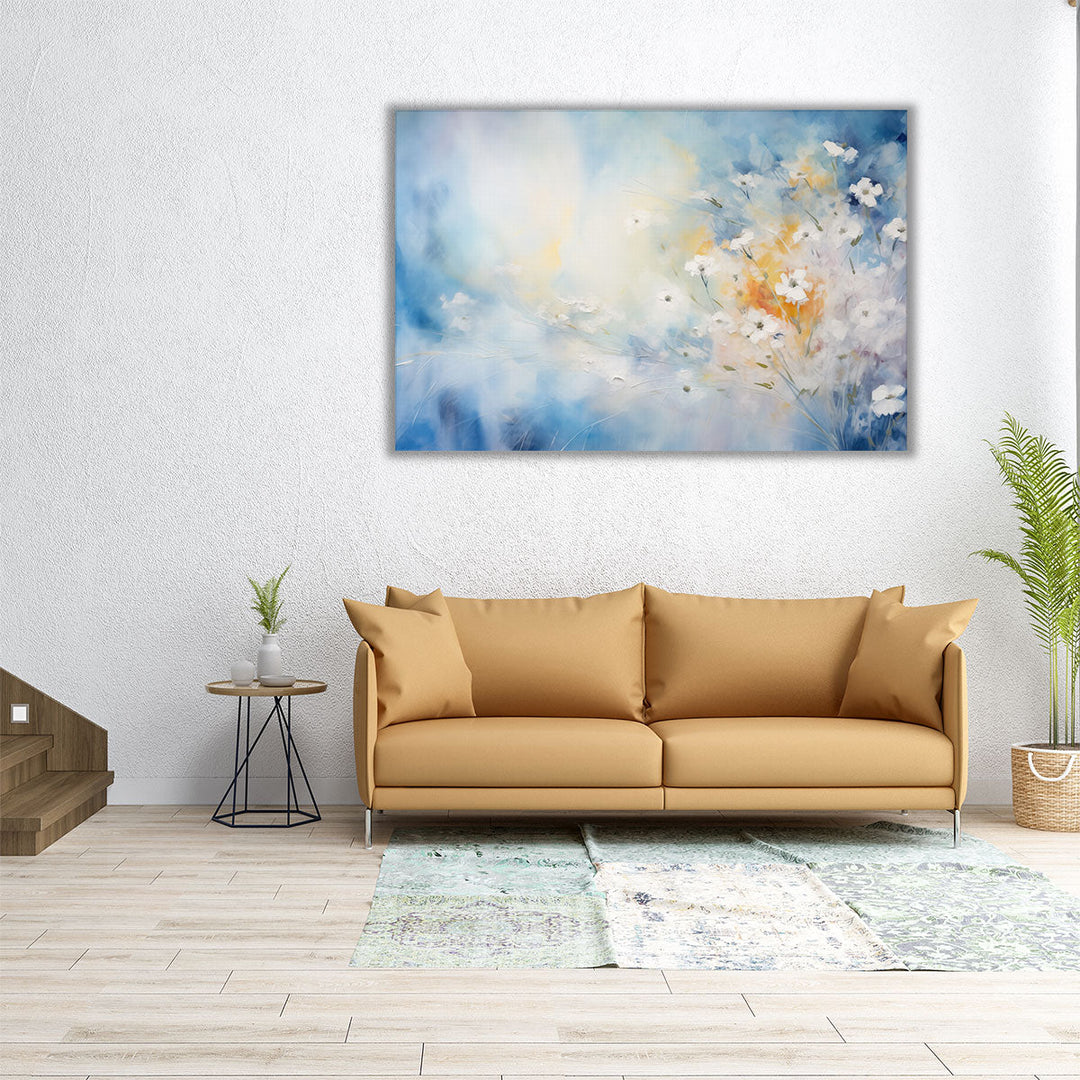 Misty Blooms 3 - Canvas Print Wall Art