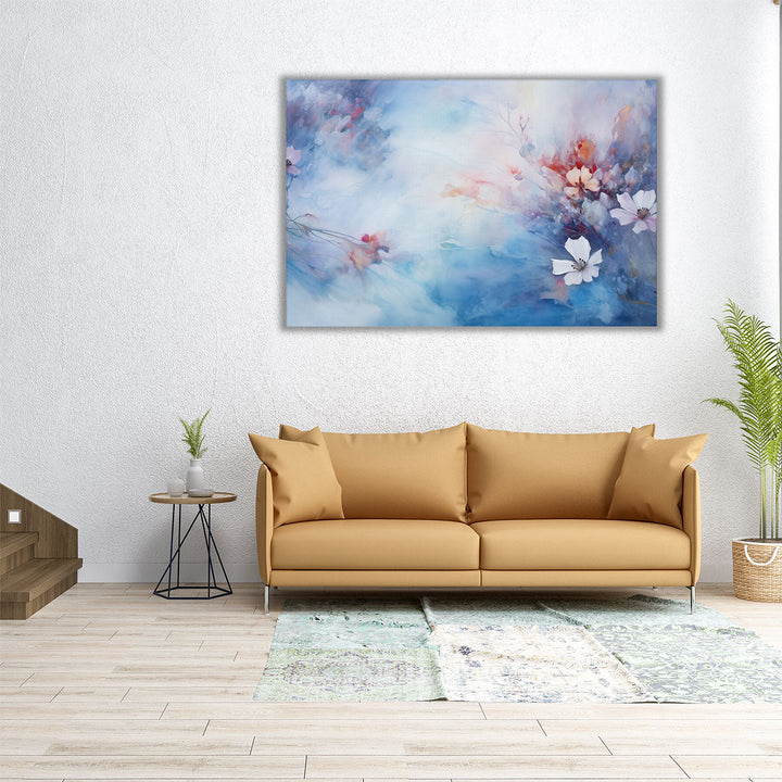 Misty Blooms 4 - Canvas Print Wall Art