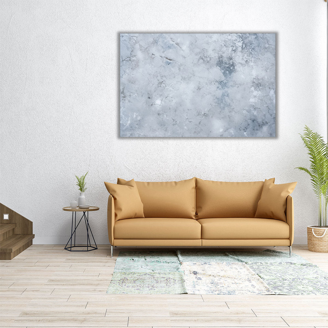 Glacial Opaline Frost - Canvas Print Wall Art