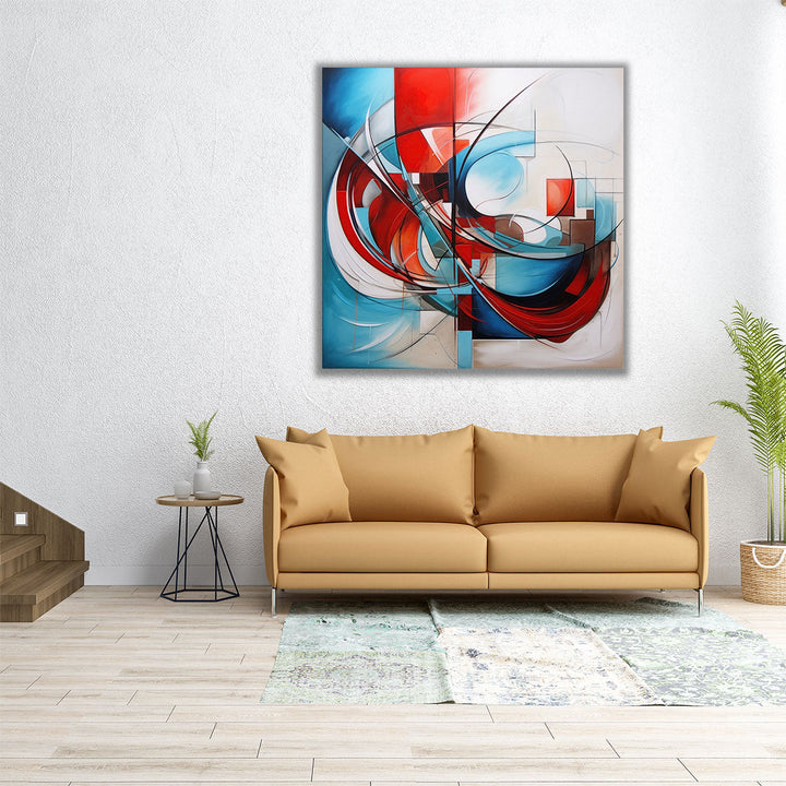 Complex Texture Symphony - Canvas Print Wall Art