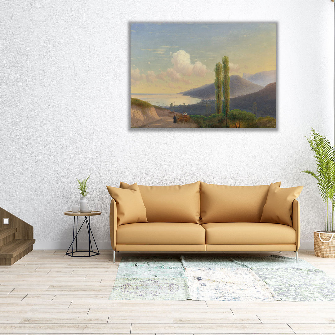 The Road to Gurzuf, Crimea - Canvas Print Wall Art