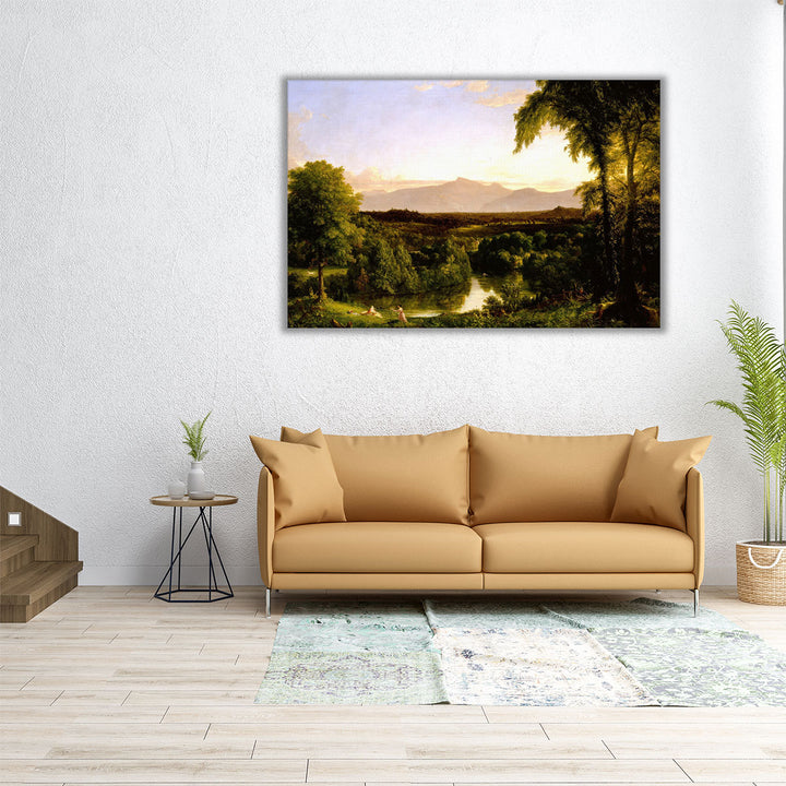 View on the Catskill, Early Autumn - Canvas Print Wall Art