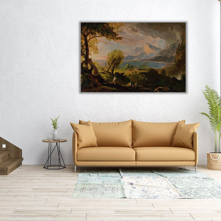 The Course of Empire, The Savage State - Canvas Print Wall Art