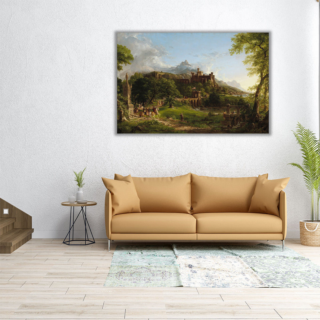 The Departure, 1837 - Canvas Print Wall Art