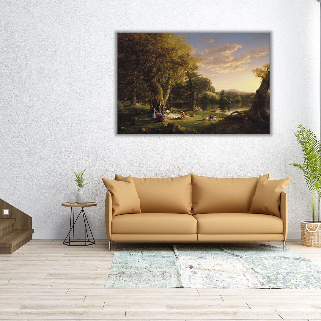 The Pic Nic - Canvas Print Wall Art