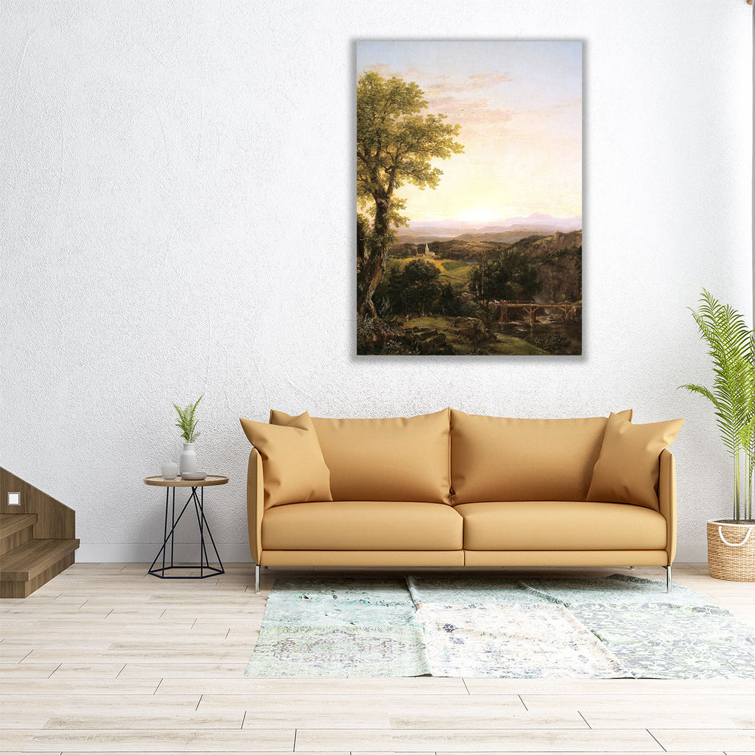 New England Scenery, 1839 - Canvas Print Wall Art