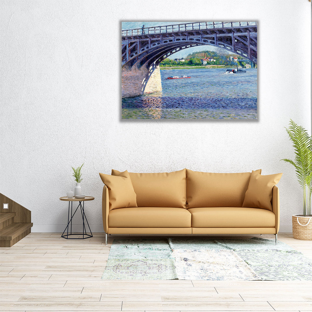 Le Pont D’argenteuil Et La Seine - Canvas Print Wall Art