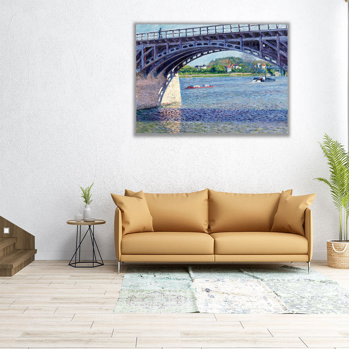 Le Pont D’argenteuil Et La Seine - Canvas Print Wall Art
