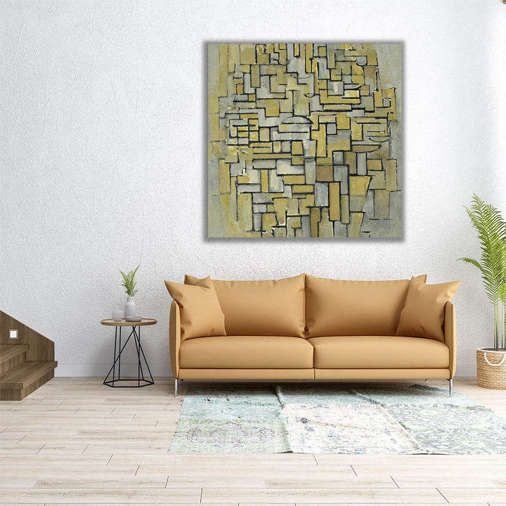 Composition in Brown and Gray, 1913 - Canvas Print Wall Art