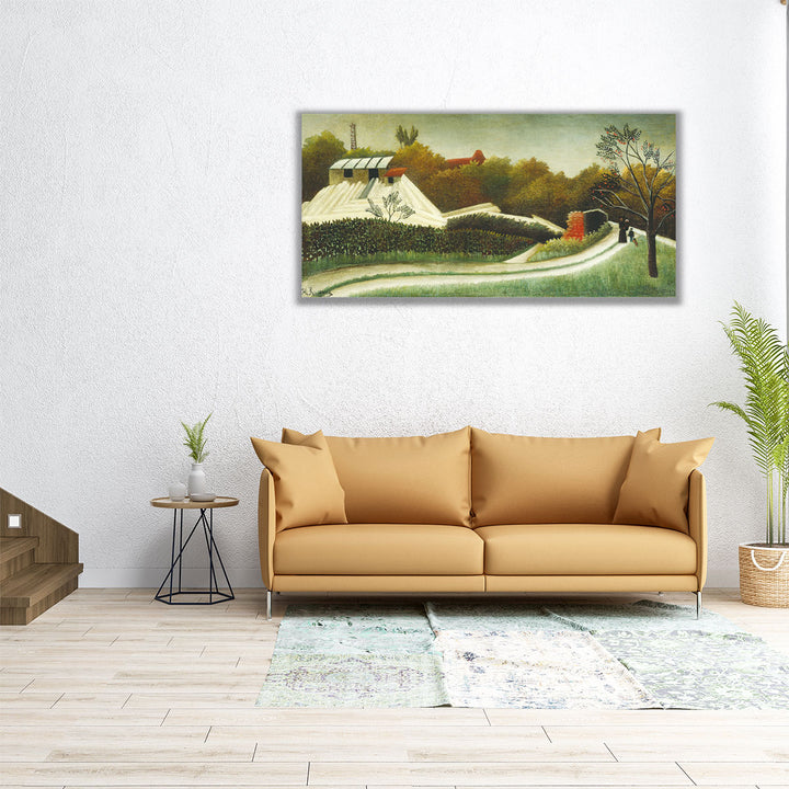 Sawmill, Outskirts of Paris - Canvas Print Wall Art
