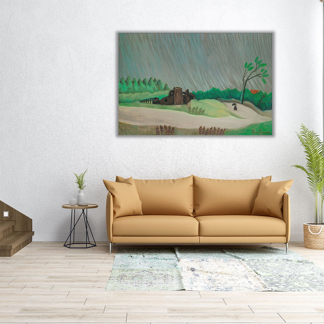 Un Matin De Pluie - Canvas Print Wall Art