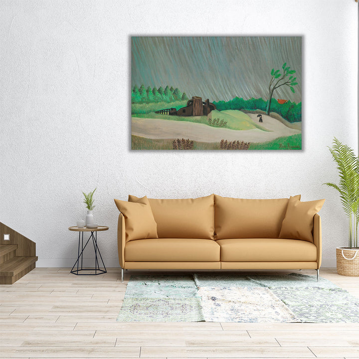 Un Matin De Pluie - Canvas Print Wall Art