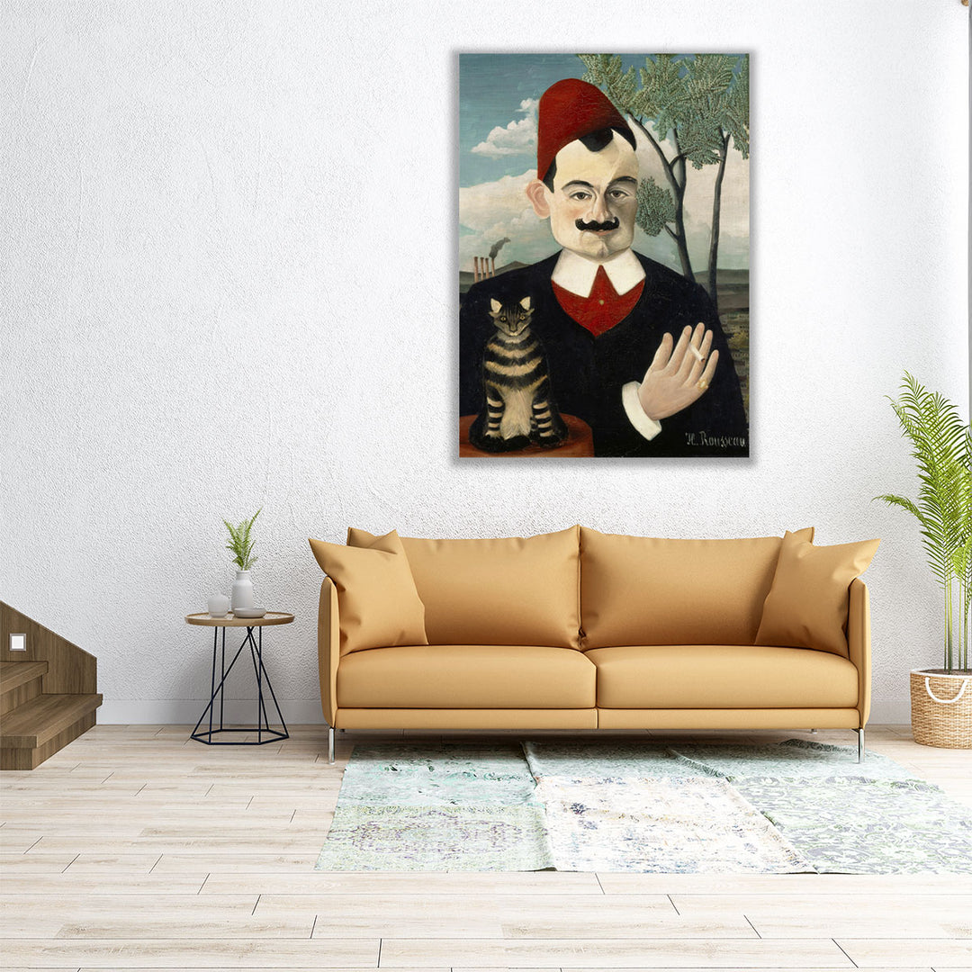 Portrait of Mr. X - Canvas Print Wall Art
