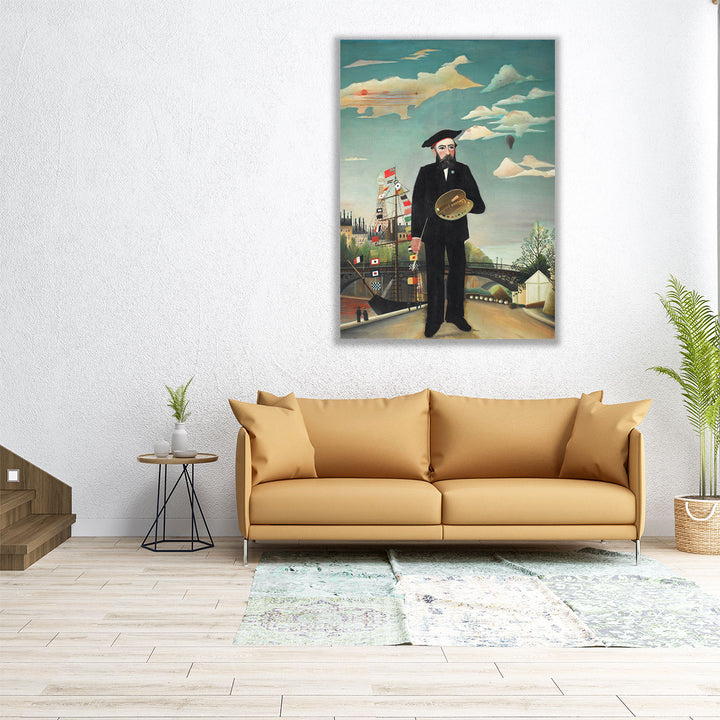 Myself Portrait Landscape - Canvas Print Wall Art