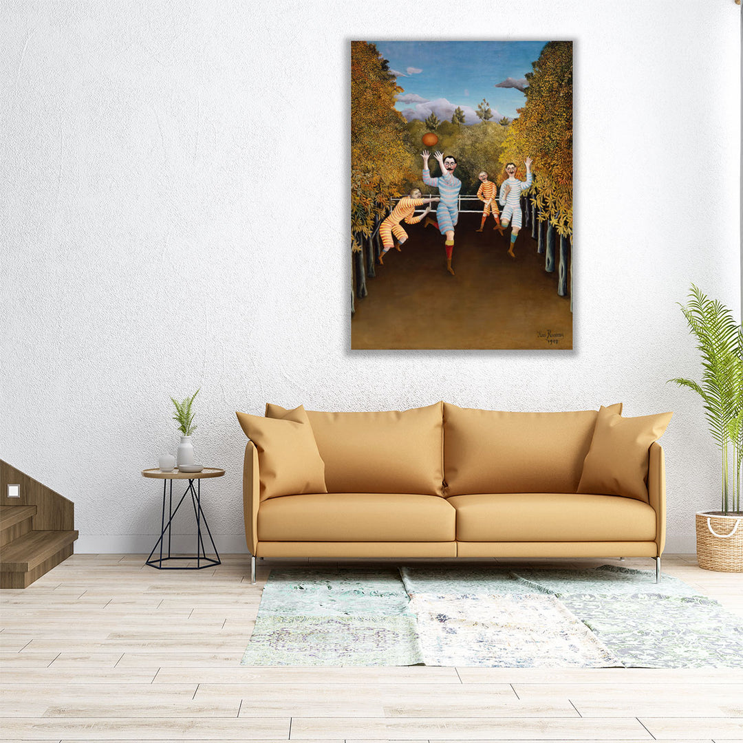 The Football Players - Canvas Print Wall Art