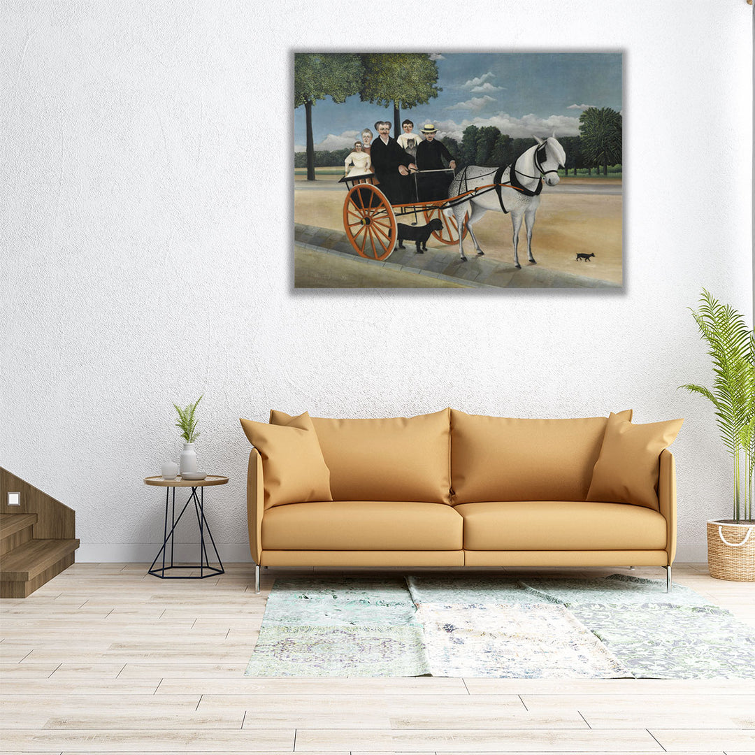 La Carriole du pere Junier - Canvas Print Wall Art