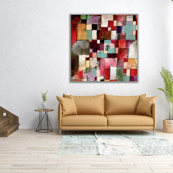 Red Green and Violet, Yellow Rhythms, 1920 - Canvas Print Wall Art