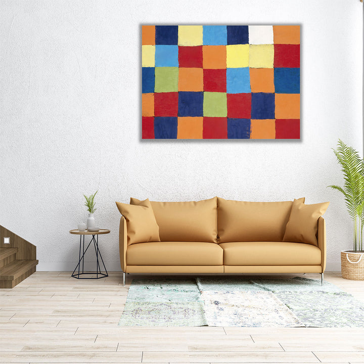 Qu 1, Color Chart - Canvas Print Wall Art