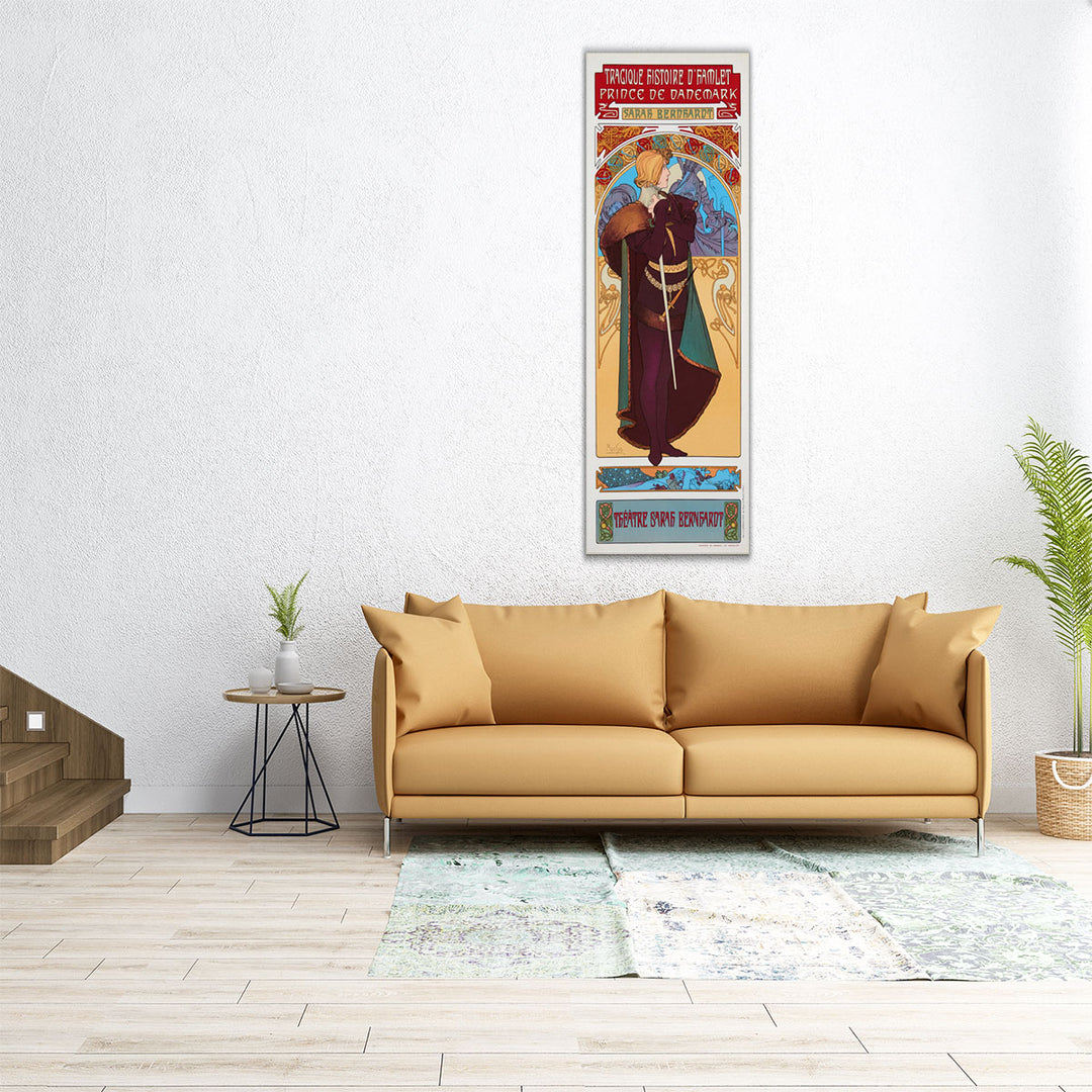 Hamlet, Theatre Sarah Bernhardt - Canvas Print Wall Art