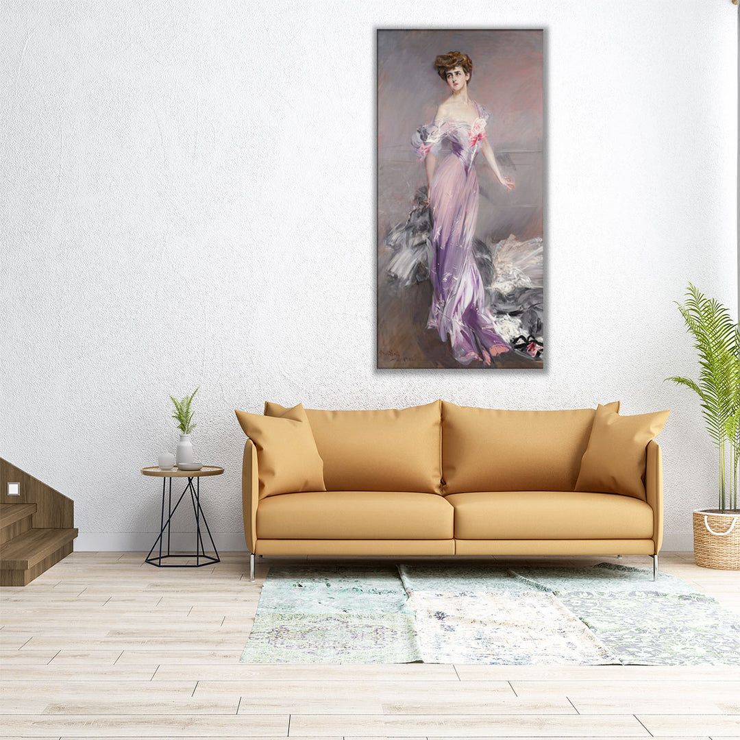 Portrait Of Mrs. Howard Johnston - Canvas Print Wall Art