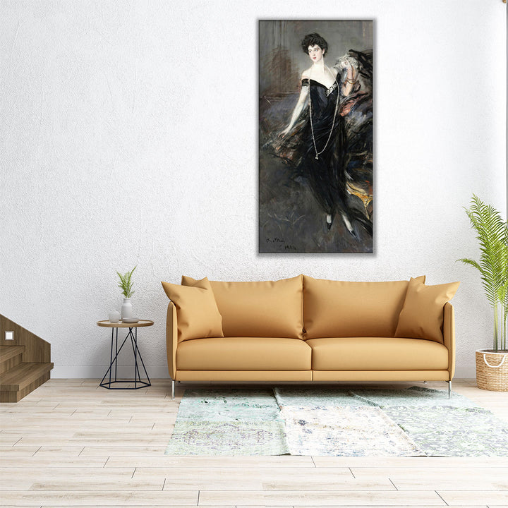 Portrait of Donna Franca Florio - Canvas Print Wall Art