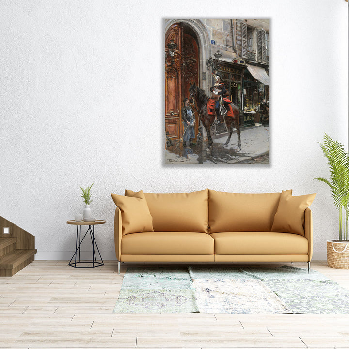 The Dispatch Bearer - Canvas Print Wall Art