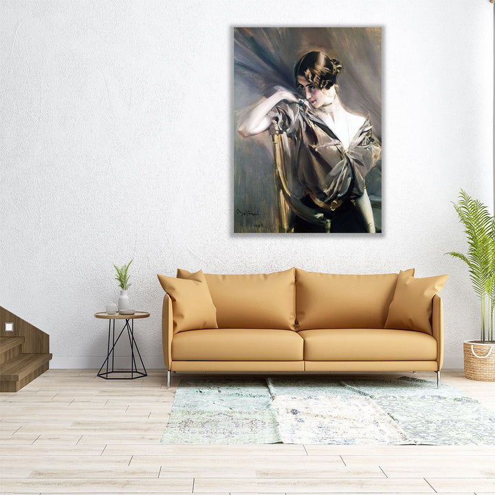 Portrait of Cleo de Merode - Canvas Print Wall Art