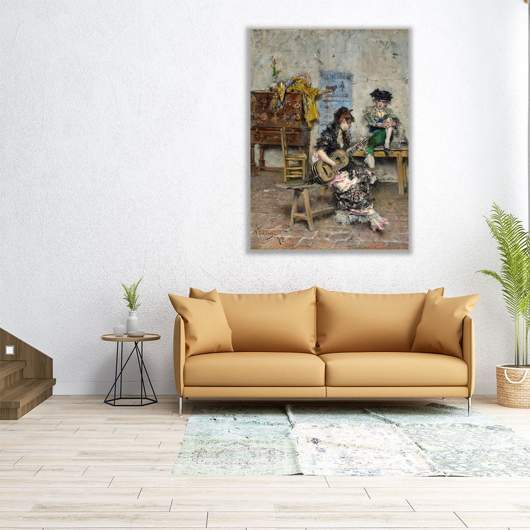 Guitar Player - Canvas Print Wall Art