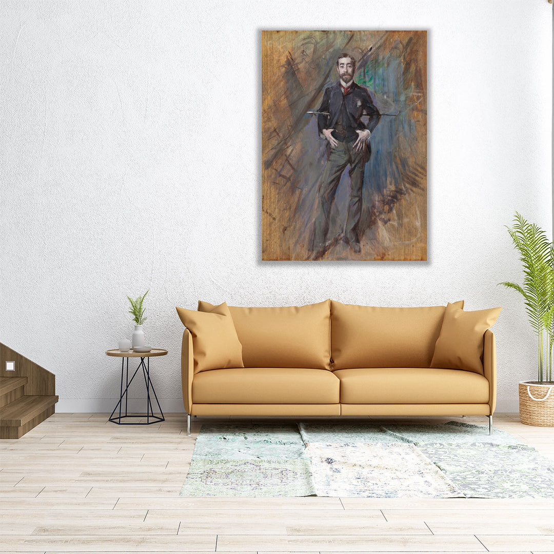 Portrait of John Singer Sargent - Canvas Print Wall Art