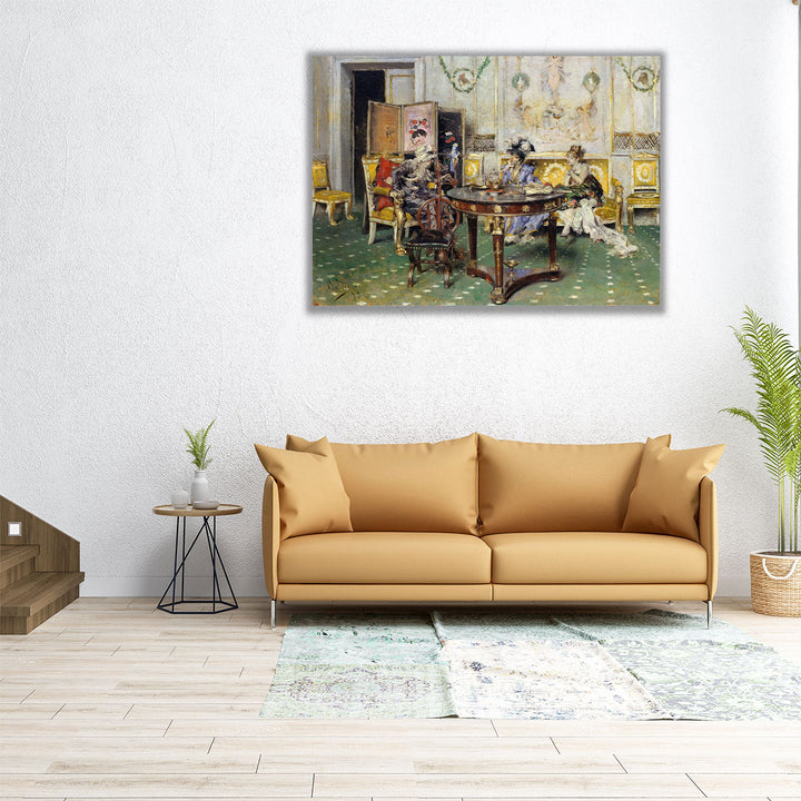 Gossip, 1873 - Canvas Print Wall Art