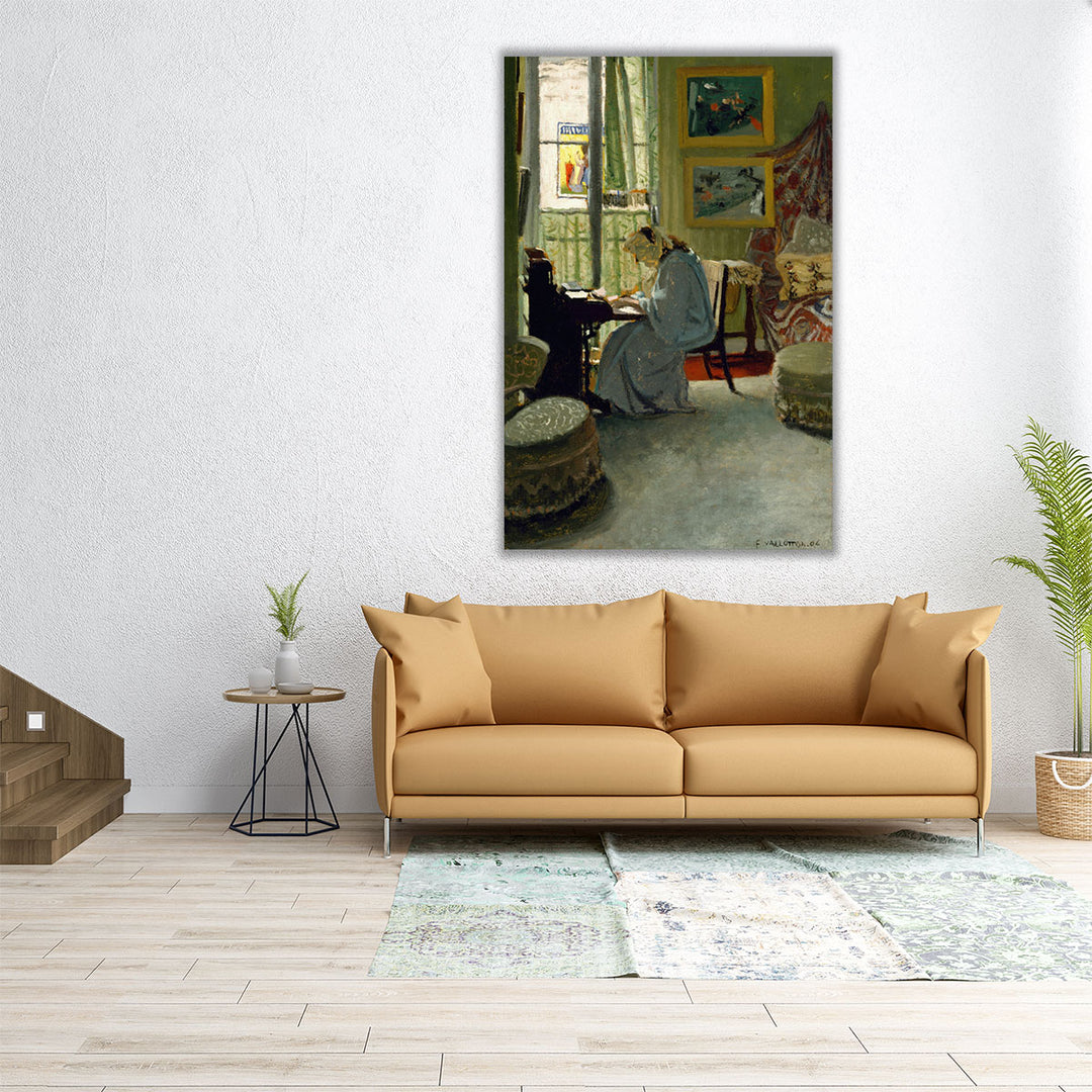 Woman Writing in an Interior, 1904 - Canvas Print Wall Art