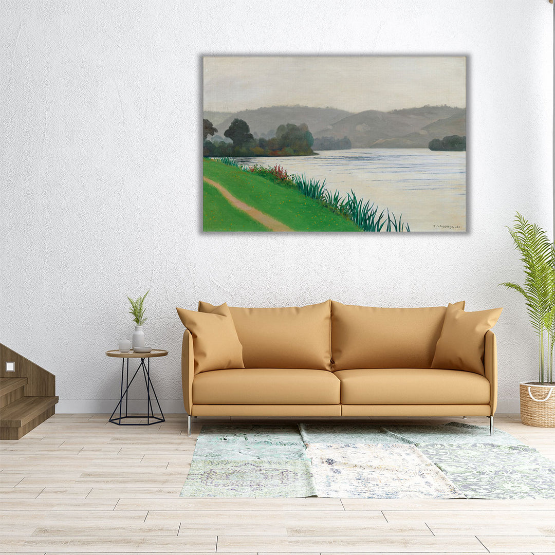 Seine at Tournedos, 1922 - Canvas Print Wall Art